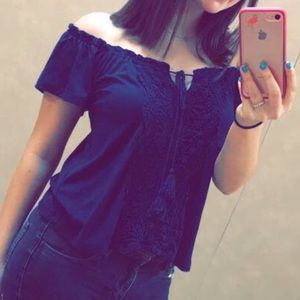 Off the shoulder top